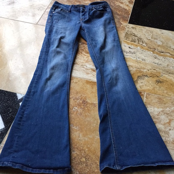 celebrity pink flare jeans